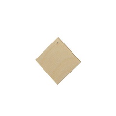 Drveni proizvodi za izradu bižuterije - kvadrat 2 cm
