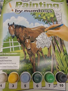 Kreativni set za slikanje - Konj i ždrebe 