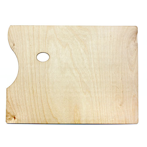 Drvena pravougaona paleta - 30x40cm