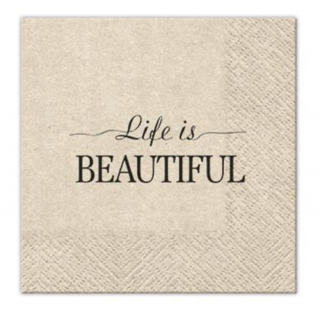Salvete za dekupaž Beautiful Life - 1 komad