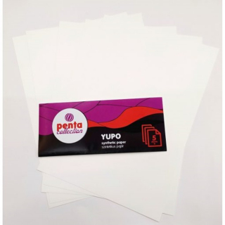 YUPO sintetički papir Pentart 5 komada
