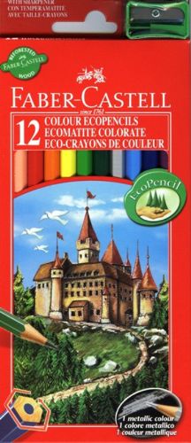 Drvene bojice Castell set - 12 boja