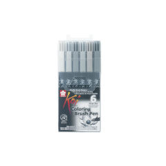 Sakura Koi Coloring Brush Pen markeri - 6 delni set
