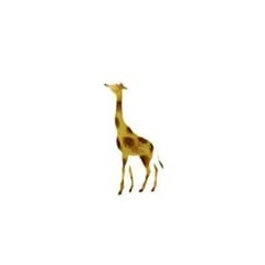 Samolepljiva šablona Žirafa 7k10 cm