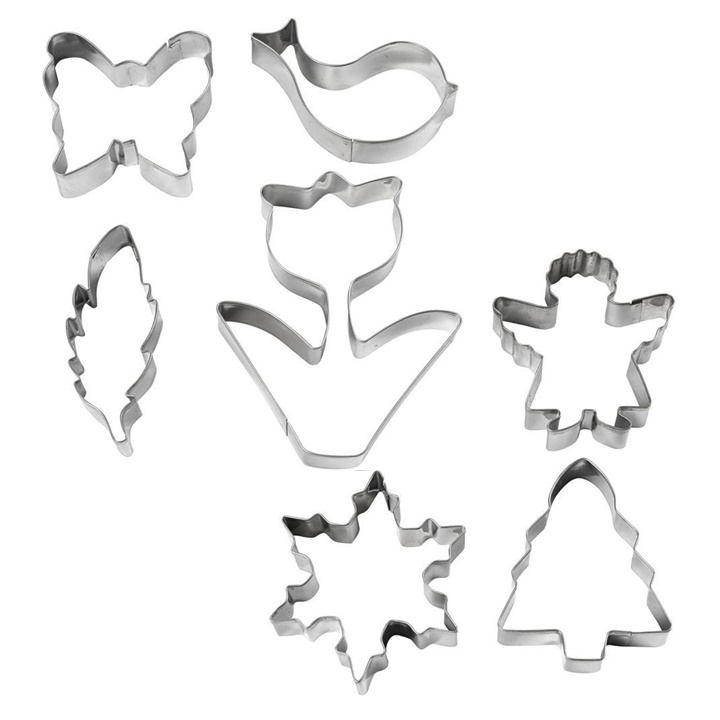 Set metalnih formi - 4 komada - razni oblici