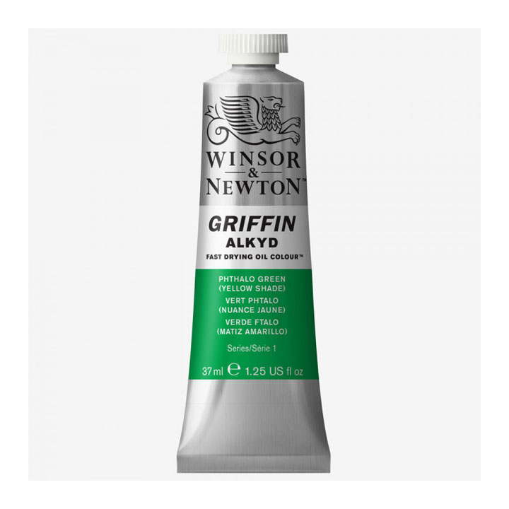Uljana boja brzosušeća Winsor & Newton Griffin Alkyd 37 ml Phthalo Green