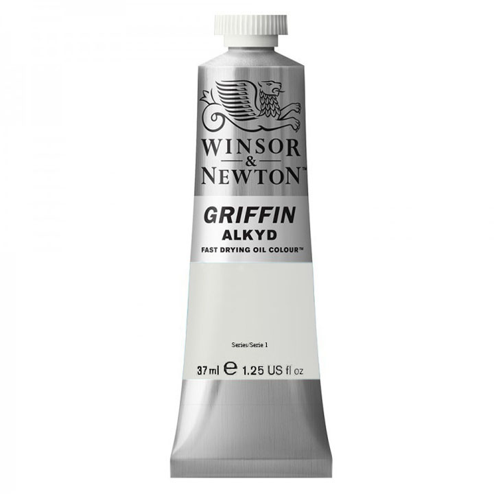 Uljana boja brzosušeća Winsor & Newton Griffin Alkyd 37 ml Titanium White